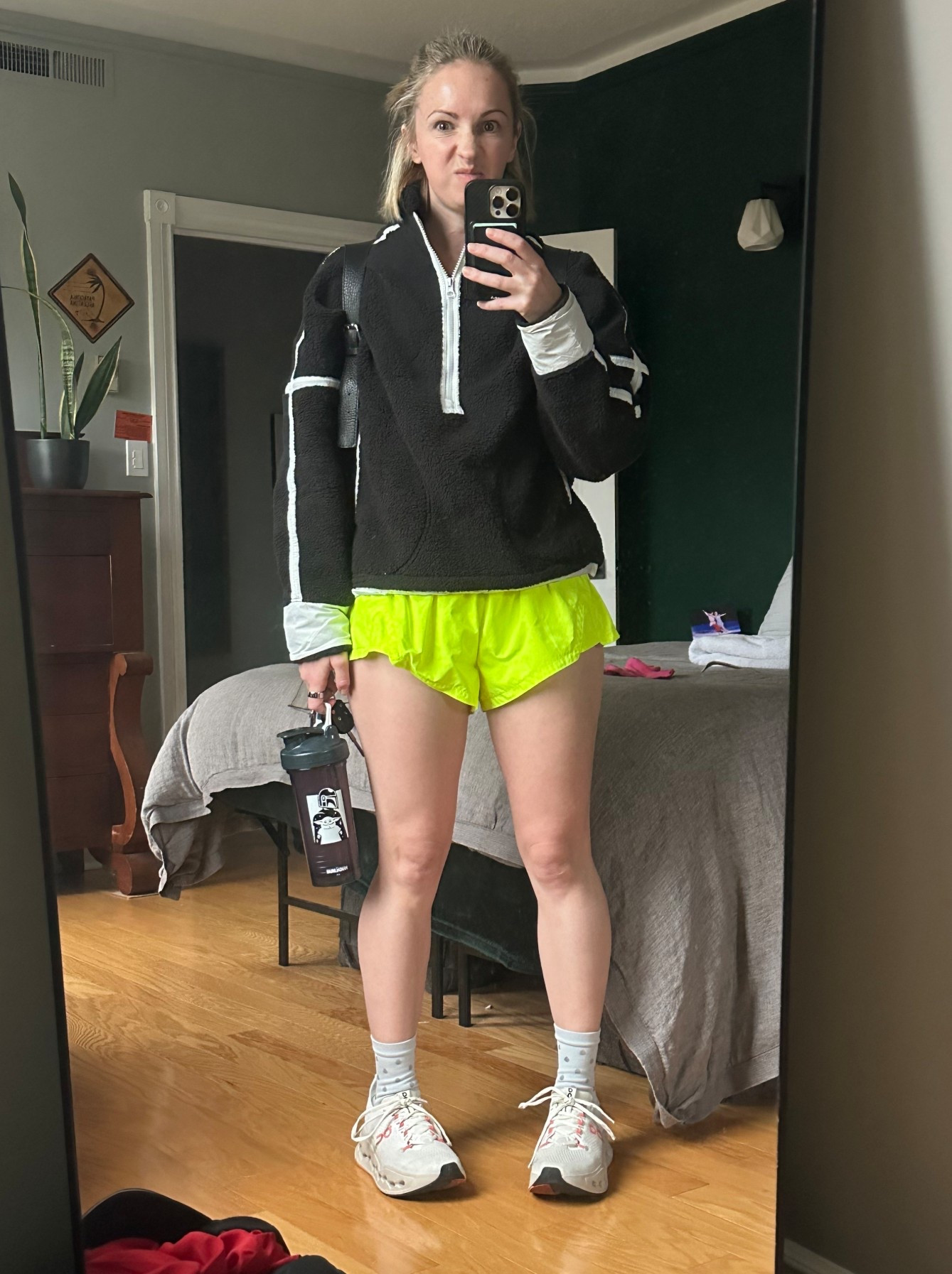 When the walk to the gym is chilly but you wanna go. 

FP Movement Shorts XS 
AMAZON find sweater 

#LTKfitness #LTKfall