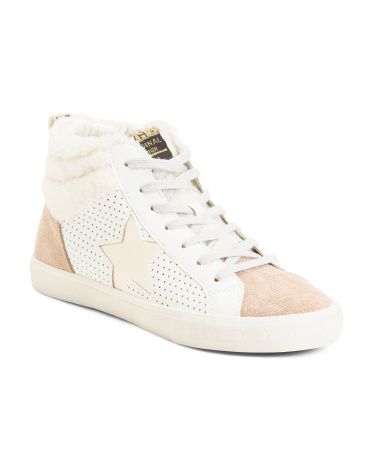 Leather Lana High Top Sneakers | TJ Maxx