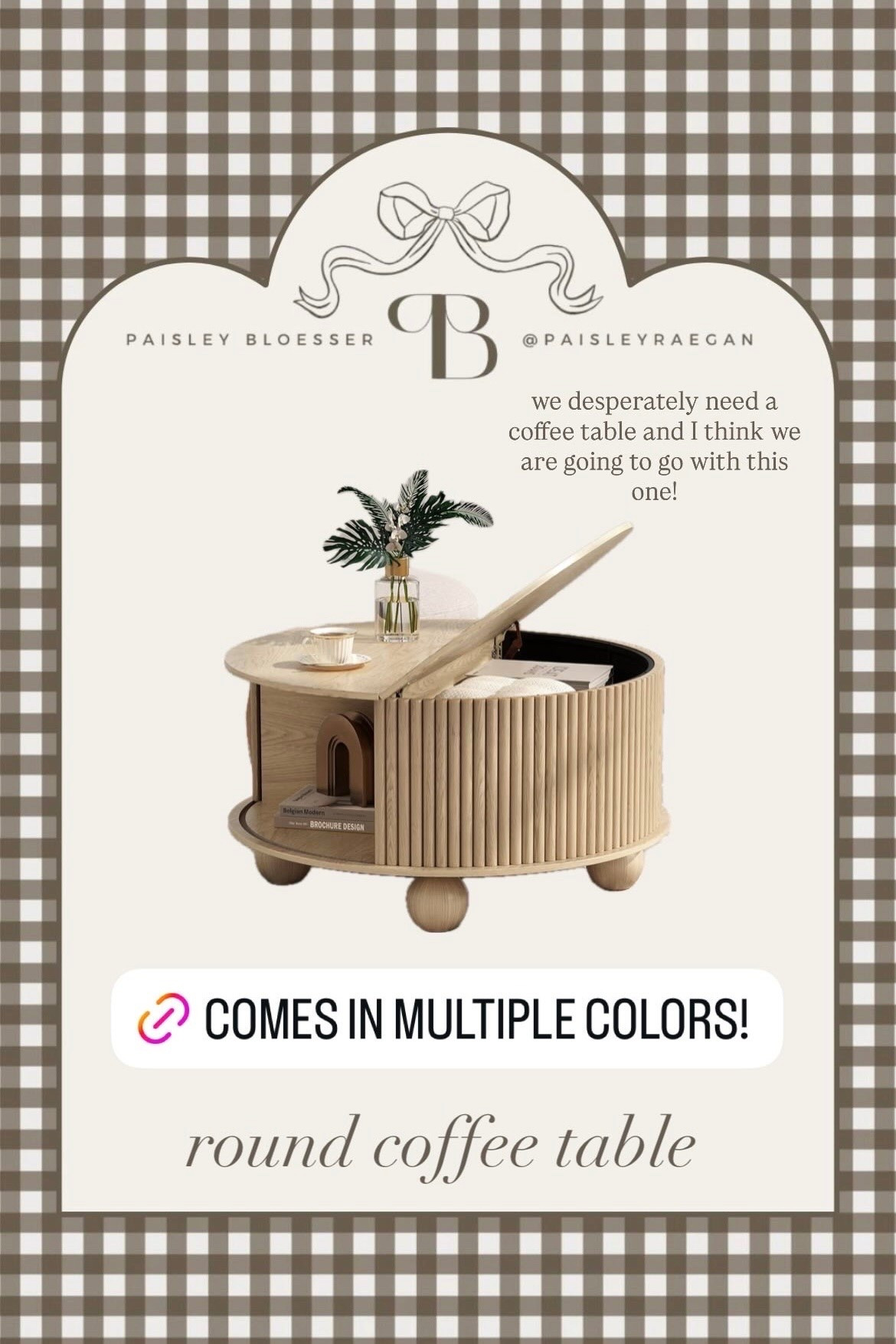 round coffee table of my dreams!!

#LTKHome #LTKvlog