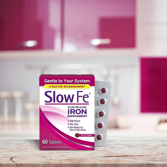 Slow Fe Slow Release Iron Supplement Tablets - 60ct | Target