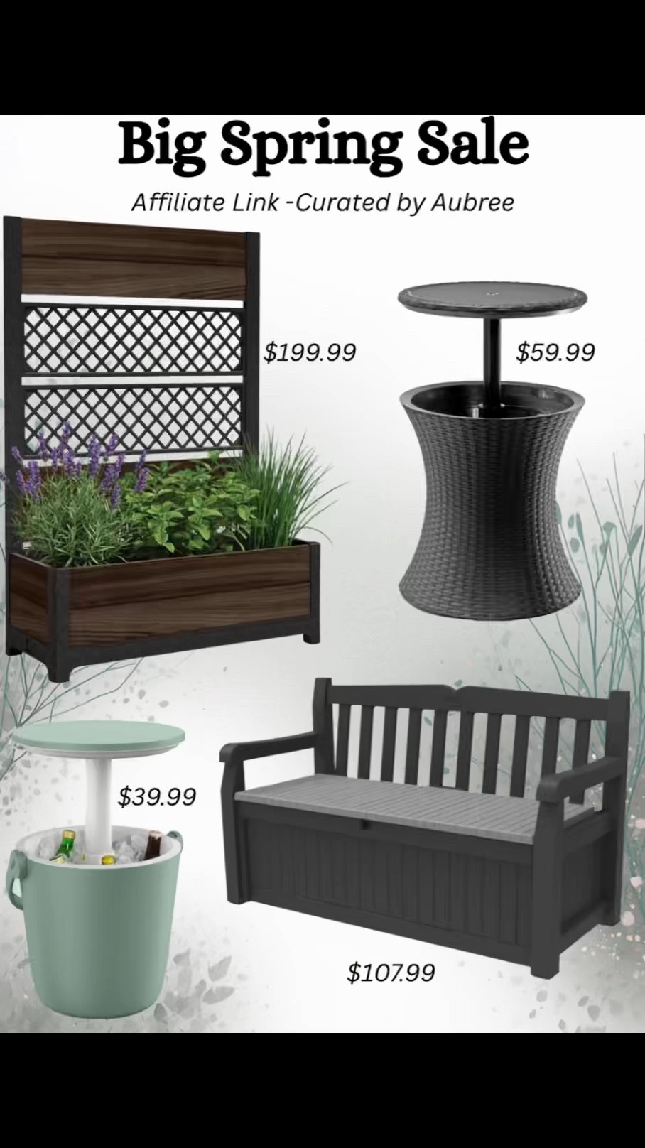 🌸🌿 Amazon Big Spring Outdoor Sale Finds! 🌿🌸 Limited Time Deals — While Supplies Last! 🚨

If you’re ready to refresh your patio, deck, or backyard for spring, these deals are TOO good to miss! ☀️

✨ My Top Outdoor Finds:
🪑 70 Gallon Storage Bench – doubles as seating + storage for cushions, garden tools & pool floats
🌿 Planter Box with Privacy Screen – perfect for adding greenery and instant privacy
🧊 Portable Cooler Table – entertaining essential for keeping drinks ice cold
🍹 Side Cooler Table – the cutest little add-on for patio lounging and parties

These are the perfect upgrades for outdoor hosting season! 🏡🌼

🛒 Grab them from link 🔗 in bio/below in LTK before they’re gone!

#OutdoorSale #PatioFinds #BackyardRefresh #OutdoorLiving #SpringDecor #DeckDecor #PatioSeason #OutdoorEntertaining #GardenFinds #HomeDeals 


#LTKSaleAlert #LTKHome