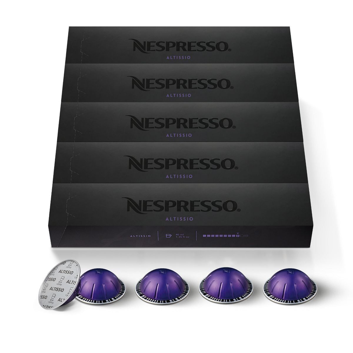 Nespresso Vertuo Altissio Espresso Capsules Dark Roast - 40ct | Target