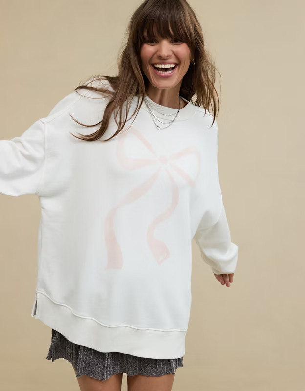 Aerie Big Chill Crew Sweatshirt | American Eagle Outfitters (US & CA)