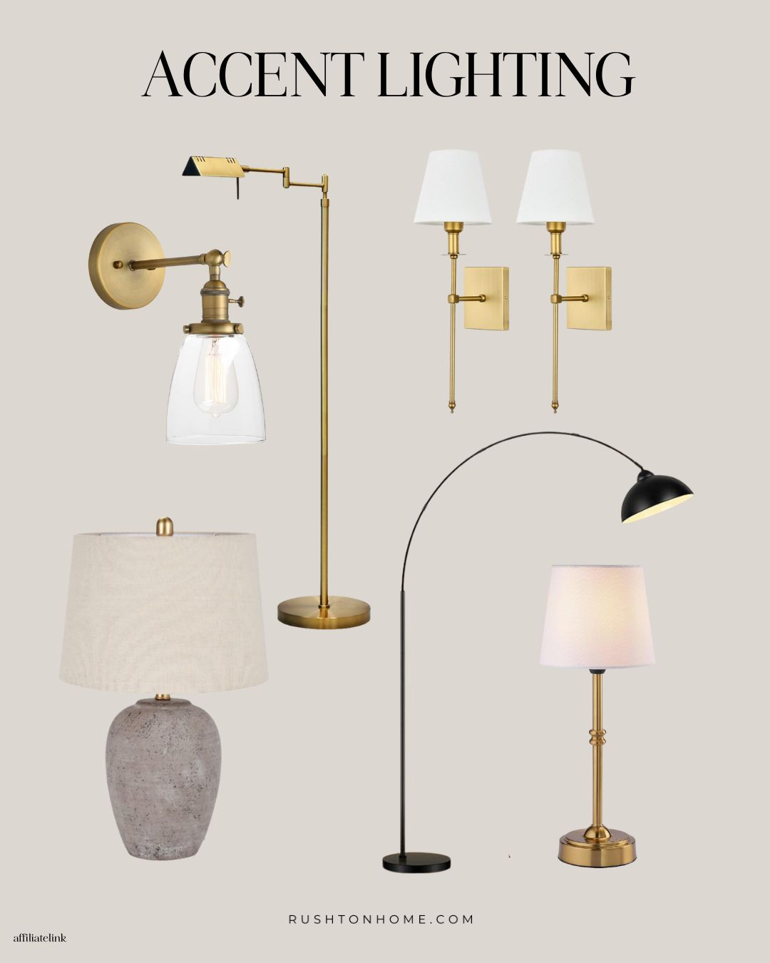 Accent Lighting for a 2025 refresh!

 #affordablehome #interiordesign #modernorganic #homeinspo #interiordecor #homedecor #modernorganic #transitionalstyle#amazon #neutralhome #founditonamazon #onsale #stylingtips #homesweethome #boujeeonabudget 
#amazonmusthaves #amazonprime #lighting #lamps #lightfixtures #accentlighting 

 

#LTKHome