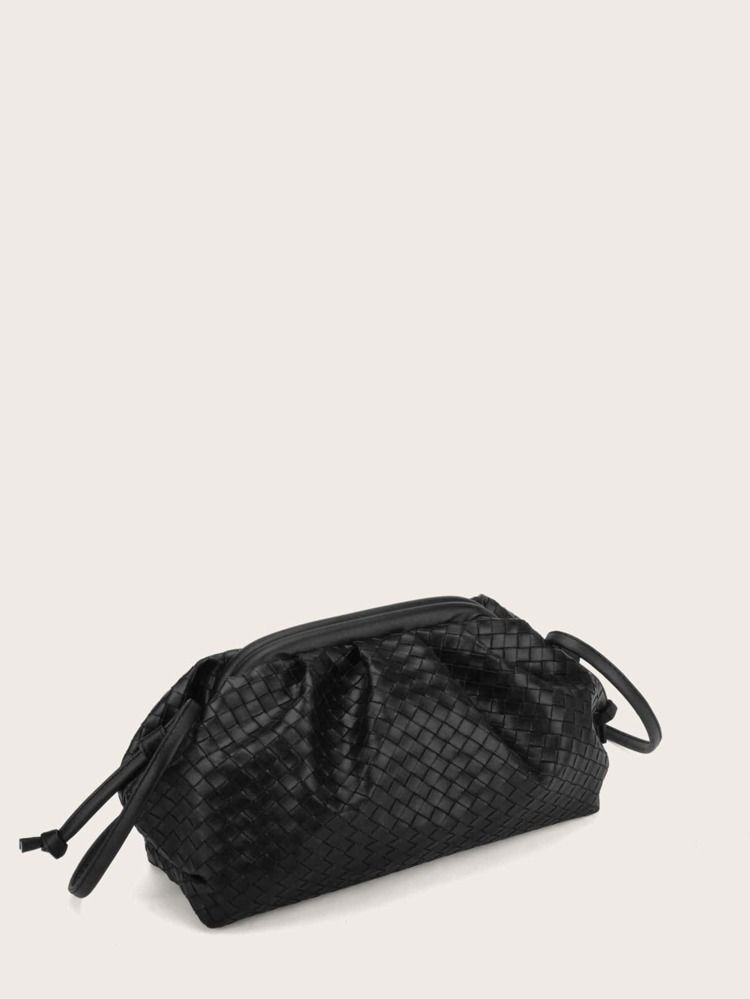 Woven Pattern Ruched Bag | SHEIN