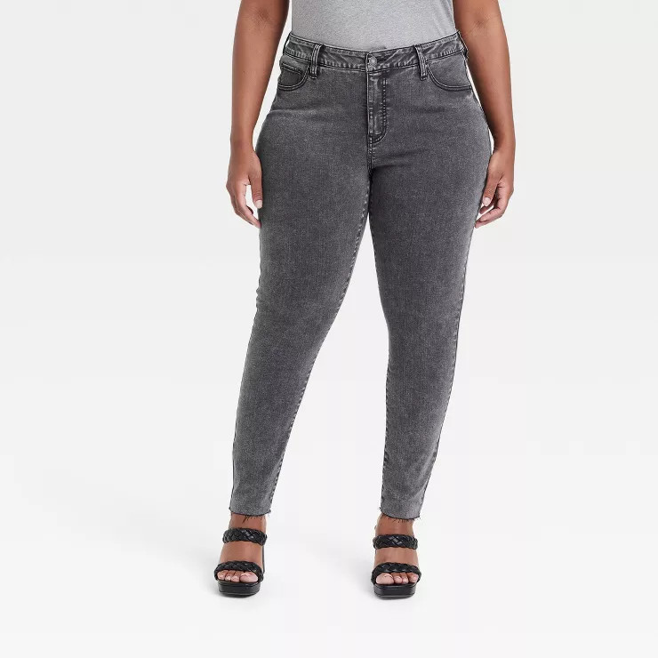 Women's Mid-Rise Skinny Jeans - Ava & Viv™ | Target