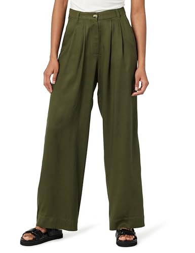 The Drop Women's Amalia Relaxed Pleated Trousers | Amazon (US)