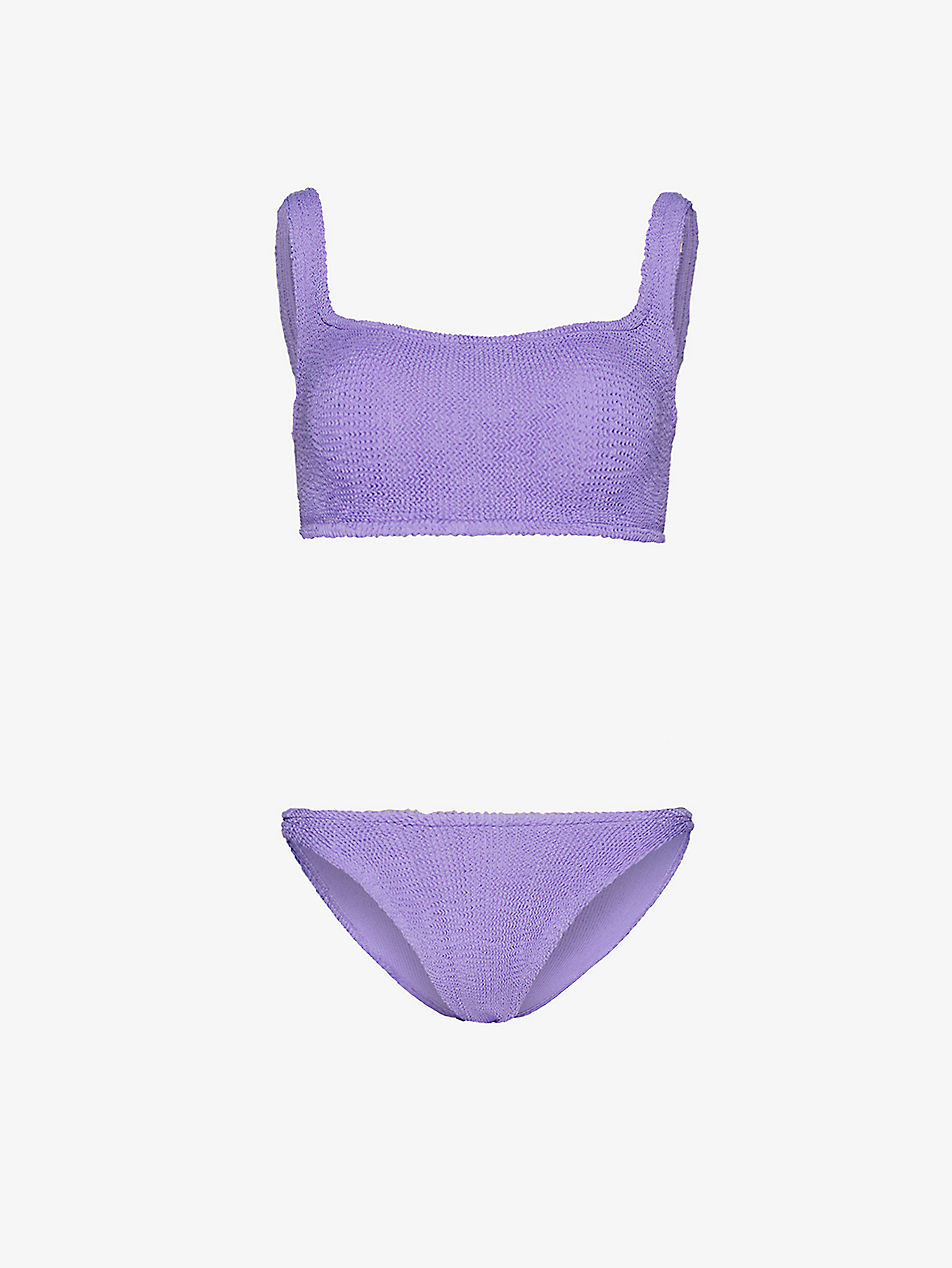 Xandra crinkled bikini | Selfridges