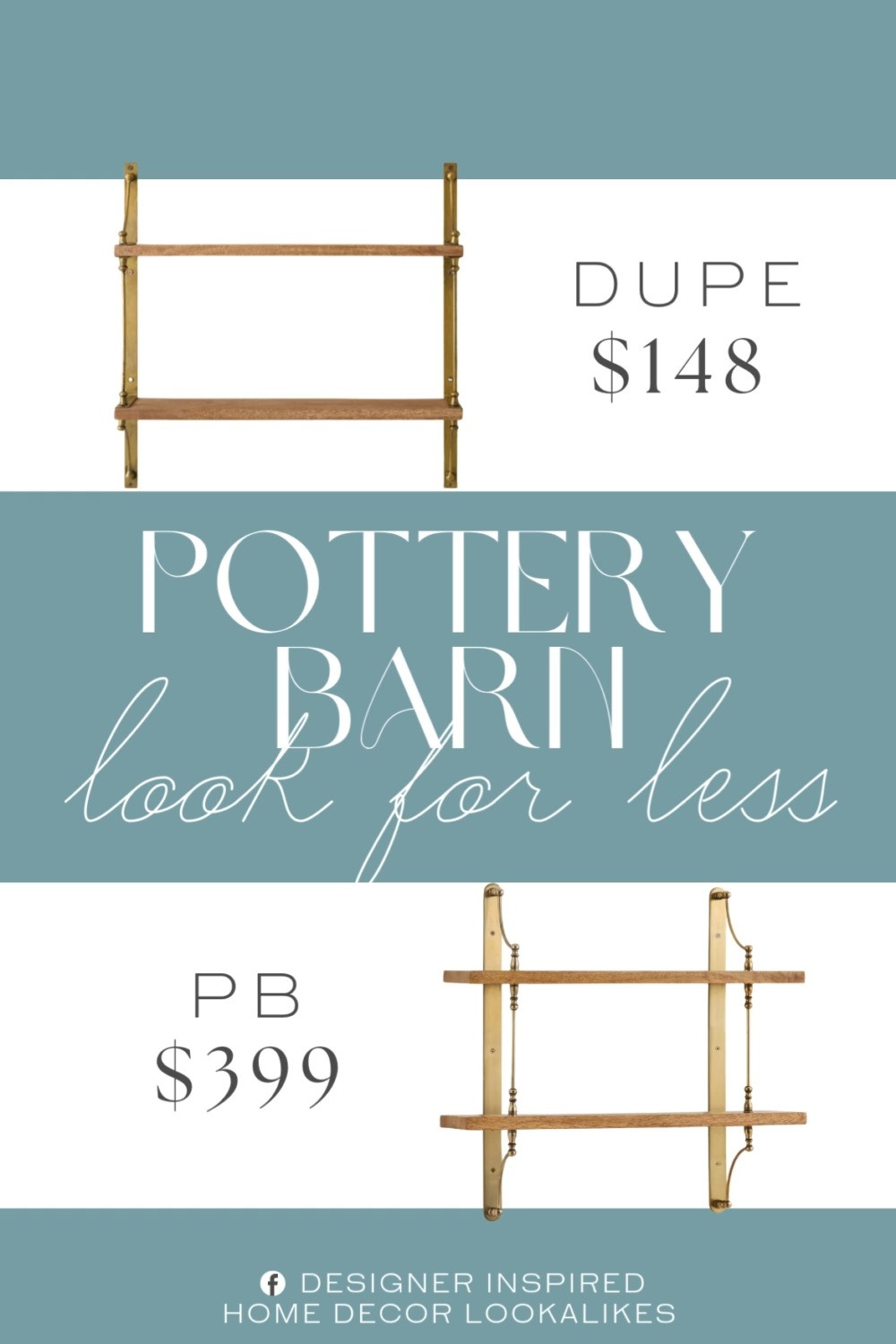 Inspired by Pottery Barn Two-Tiered Shelf. Modern Two-Tier Shelf. Brass and Wood Wall Shelf. Contemporary Hanging Shelf. Floating Wall Shelf. Two-Tier Floating Shelf. Modern Hanging Shelf. Wall-Mounted Display Shelf. Decorative Wall Shelf.    

Home more affordable option find copy cat similar look for less budget friendly affordable cheap cheaper beautiful pretty. Clearance sale coupon code discount code promo code luxury lookalike look a like Inspo inspiration inspired by idea ideas Love like these? I share multiple every day in my FB group.
#potterybarninspired #twotiershelf #wallshelf #floatingshelf #modernwallshelf #twotierstorage #hangingshelf #hangingshelf #sleekstorage  

 #LTKHome