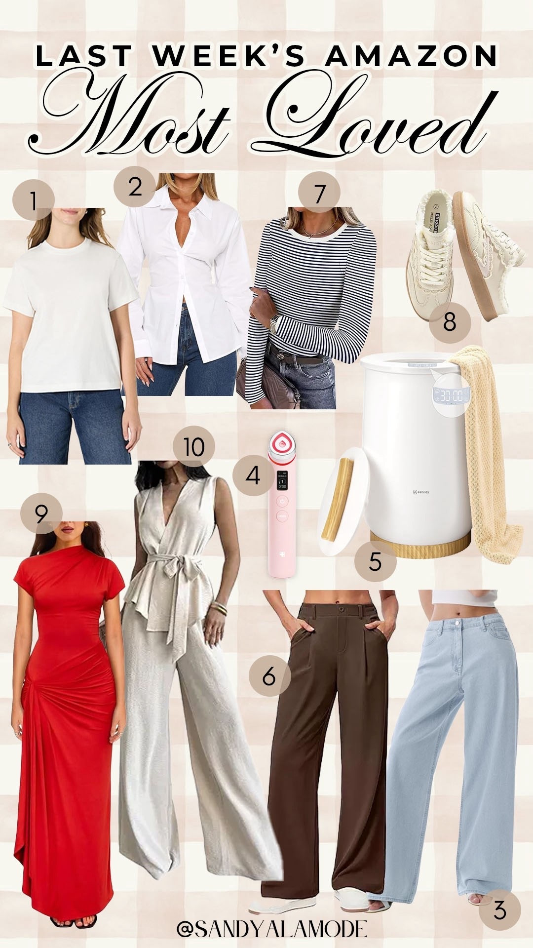 Last week’s Amazon most loved. Most loved Amazon finds. Amazon fashion. Amazon white basic tee. Amazon spring dress. Amazon spring matching set. Amazon towel warmer. Amazon trendy mule sneakers for spring. Amazon spring matching set  

#LTKootd #LTKgrwm #LTKSeasonal