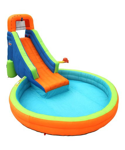 Banzai Blue & Orange The Plunge Inflatable Water Slide | Zulily