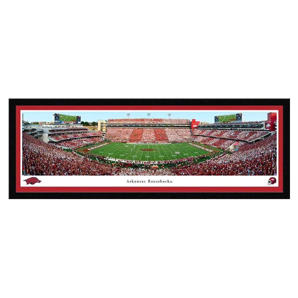 Arkansas Football Panoramic Print | Wayfair North America