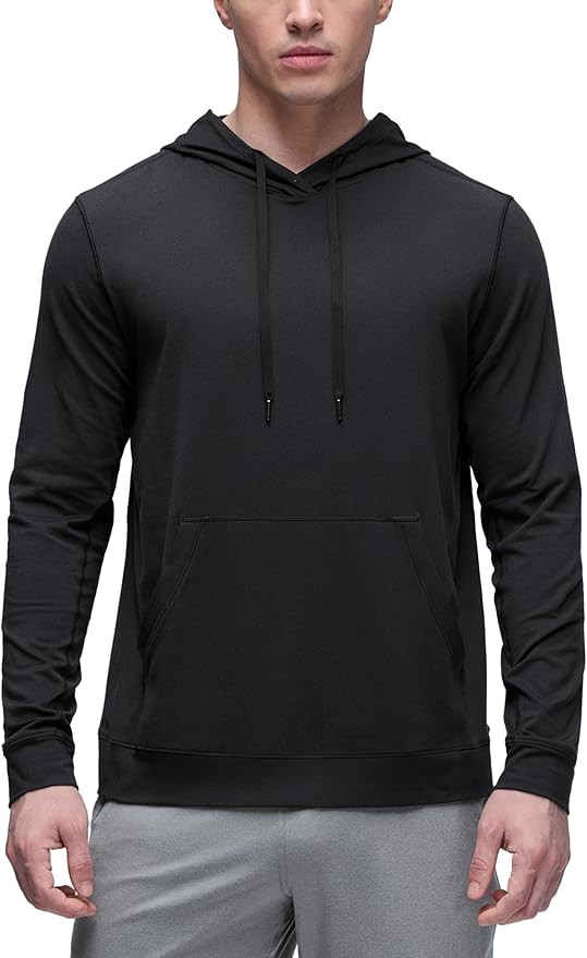 CRZ YOGA Cloud Jersey Pullover Hoodies for Men - Casual Workout Long Sleeve Basic Hooded Sweatshi... | Amazon (US)