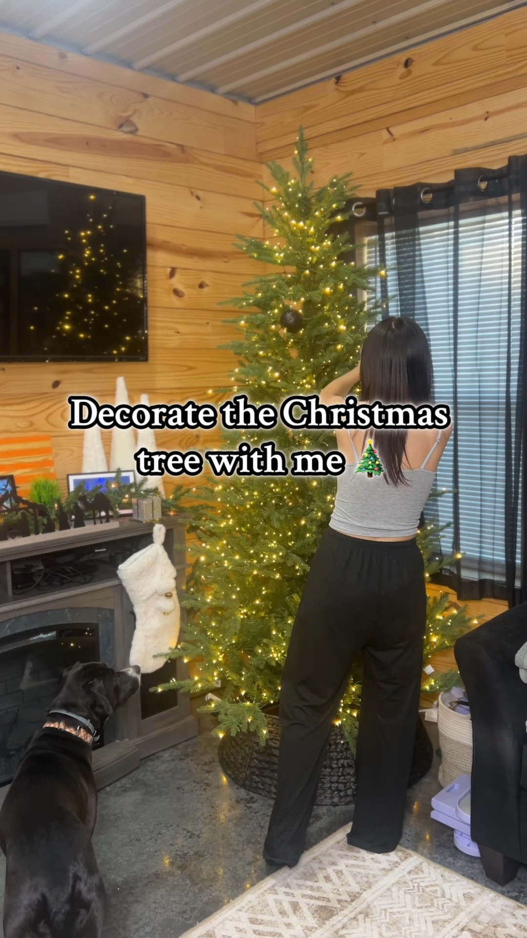 HELP! Should I put a bow on the tree?? If I do should I do a long white or black velvet? I can’t decide!! Linked some of my decor is linked below! 

#LTKHoliday #LTKHome #LTKGiftGuide