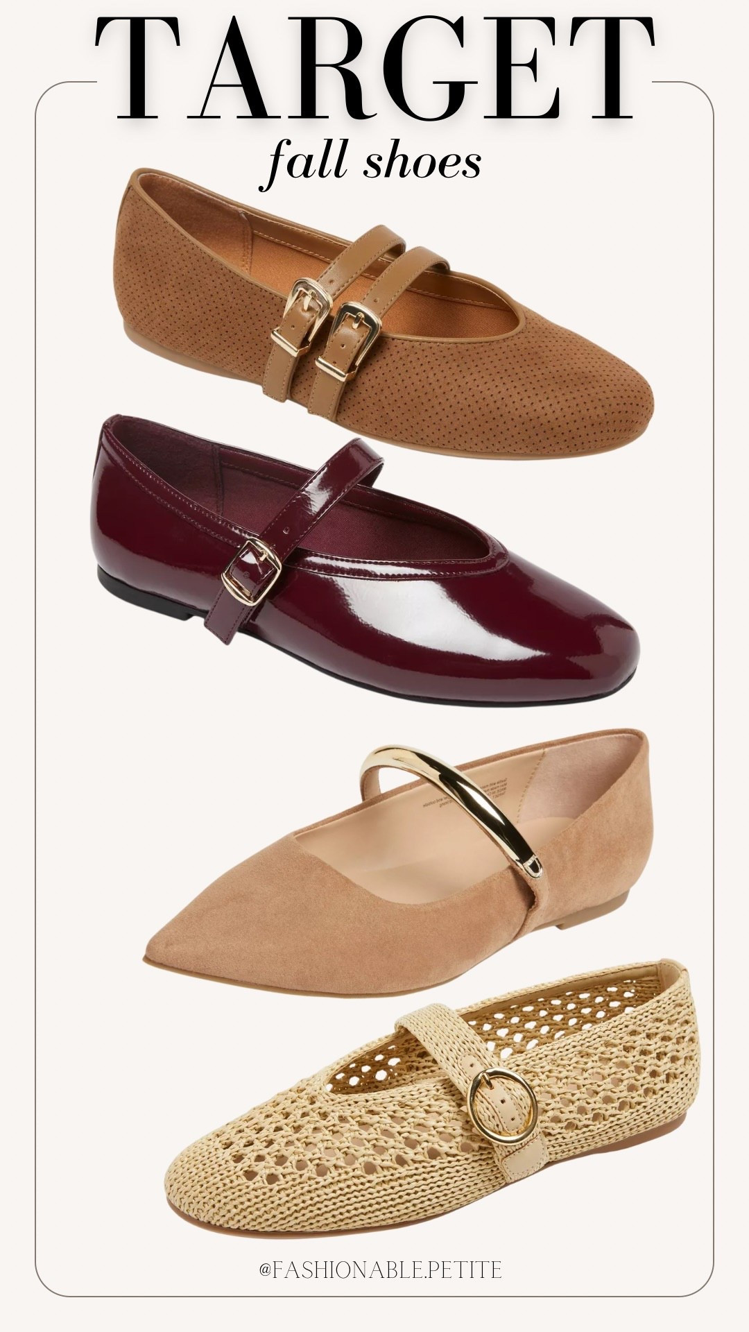 Fall shoes from target! Under $50.

Fall shoes, Mary Jane’s, flats, target shoes 

#LTKautumn #LTKFindsUnder50 #LTKShoeCrush