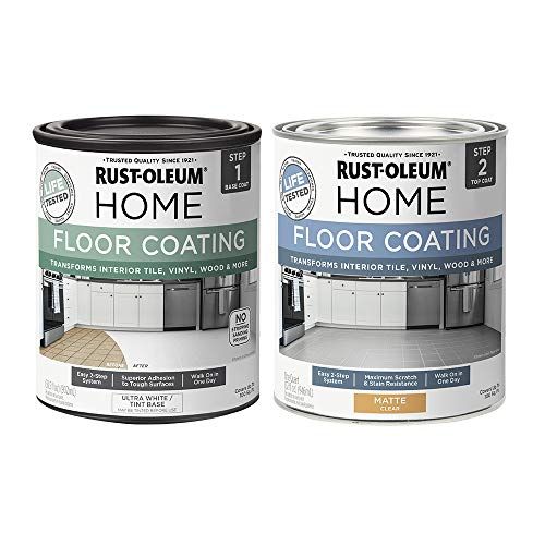Rust-Oleum 367597 Home Interior Floor Coating Kit, Matte Black | Amazon (US)