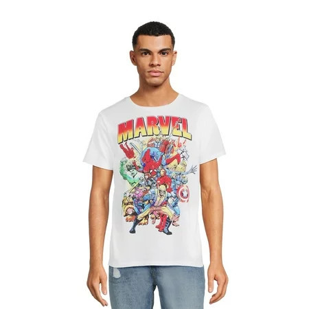 Marvel Men s & Big Men s Superhero Graphic Tee Sizes S-3XL | Walmart (US)