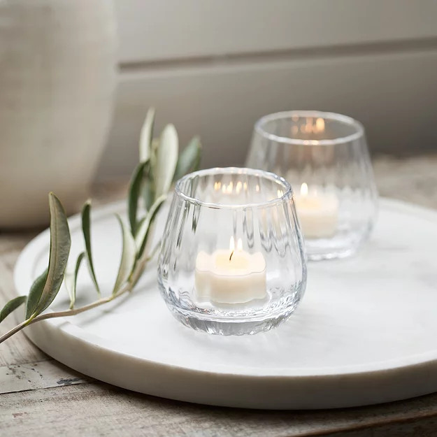 Optic Tealight Holder | The White Company UK & ROW