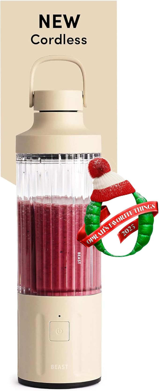 Beast GO Cordless, Premium Portable Blender for Shakes & Smoothies, 22oz Blending Vessel, Blends ... | Amazon (US)