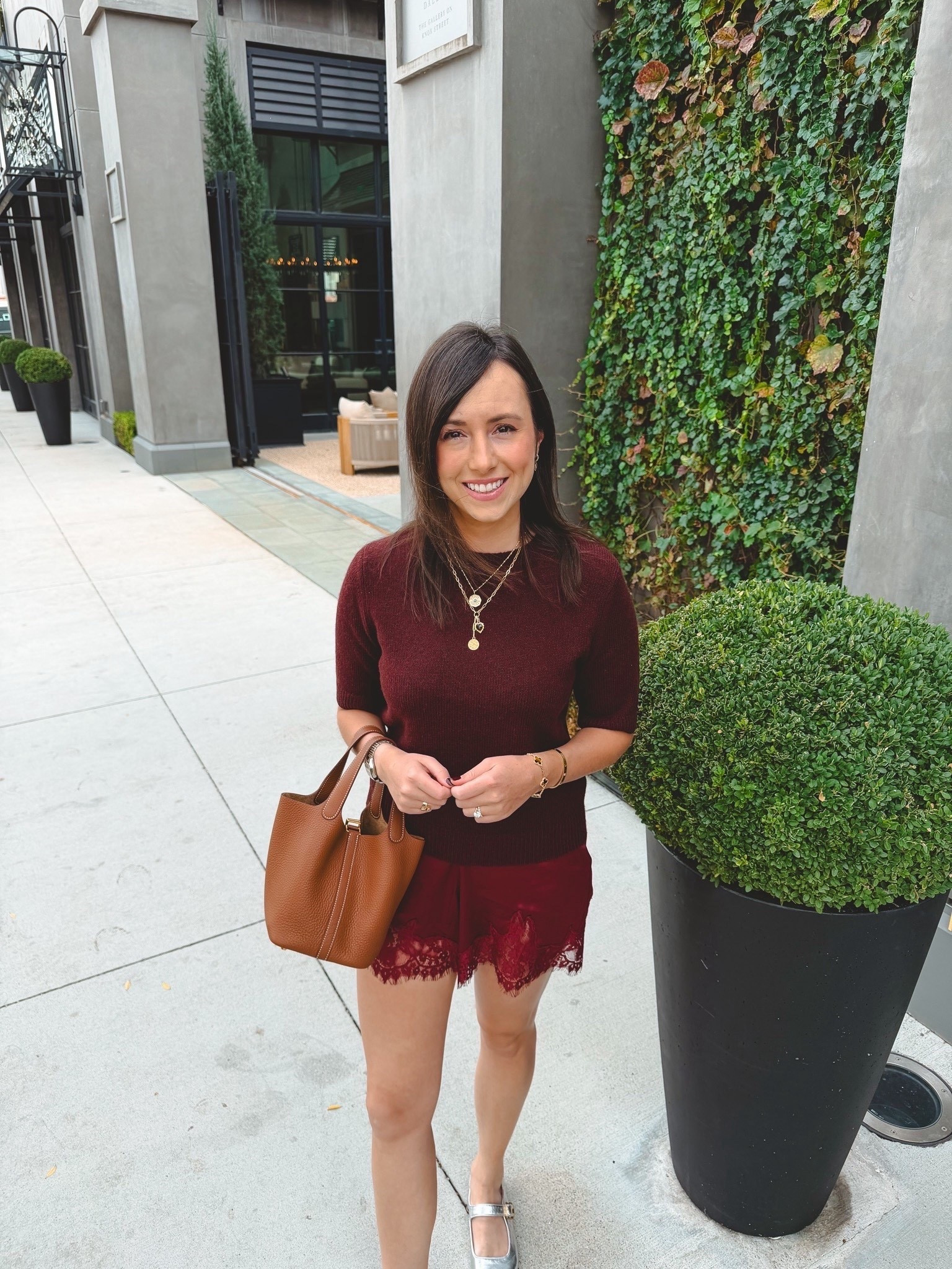 Vince burgundy maroon cashmere sweater with reformation lace trim shorts




#LTKFindsUnder100 #LTKSeasonal #LTKootd