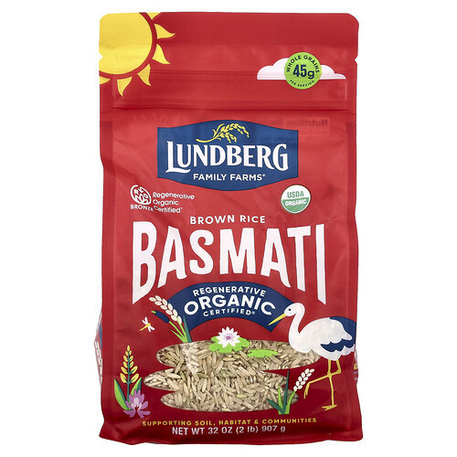 Lundberg, Organic Brown Rice, Basmati, 32 oz (907 g) | iHerb