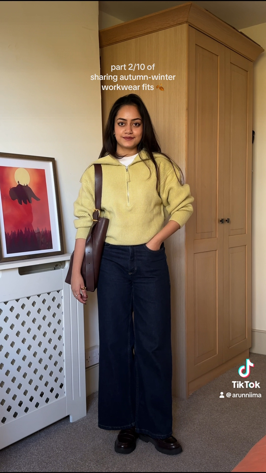 Half zip jumper, butter yellow jumper, wide leg jeans

#LTKautumn #LTKCyberWeek #LTKwinter