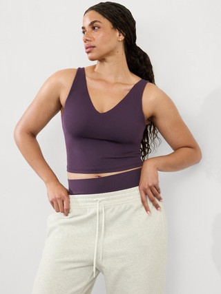 Transcend V-Neck Crop Bra A-C | Athleta