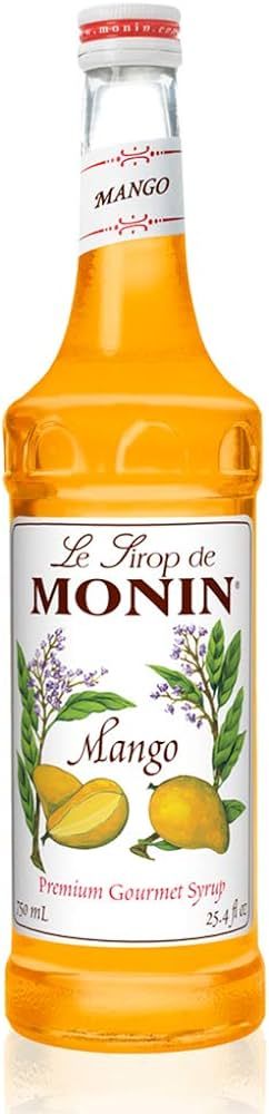 Monin - Mango Syrup, Tropical and Sweet, Great for Cocktails, Sodas, and Lemonades, Gluten-Free, ... | Amazon (US)