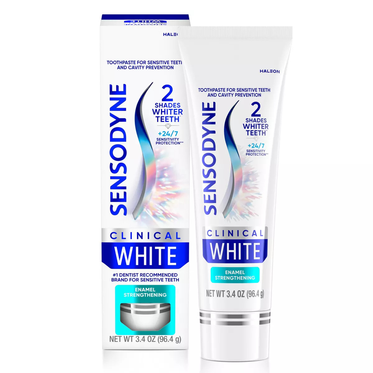 Sensodyne Clinical White Enamel Strengthening and Whitening for Sensitive Teeth Toothpaste - 3.4o... | Target