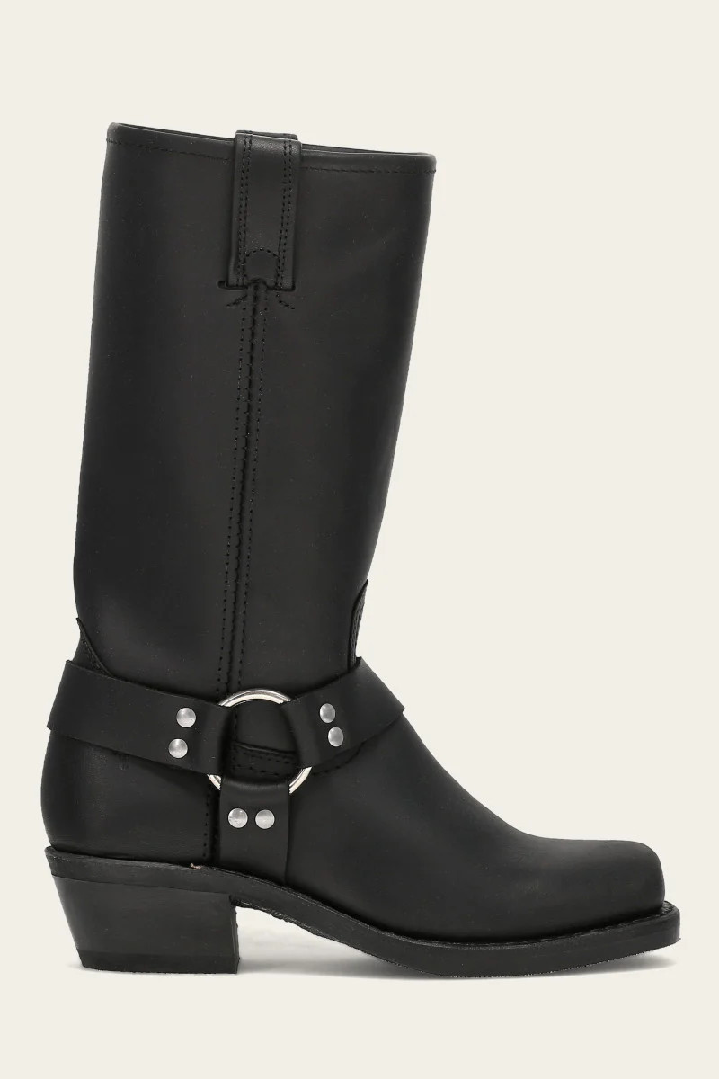 Women's Black Harness 12R Boots | The Frye Company | FRYE
