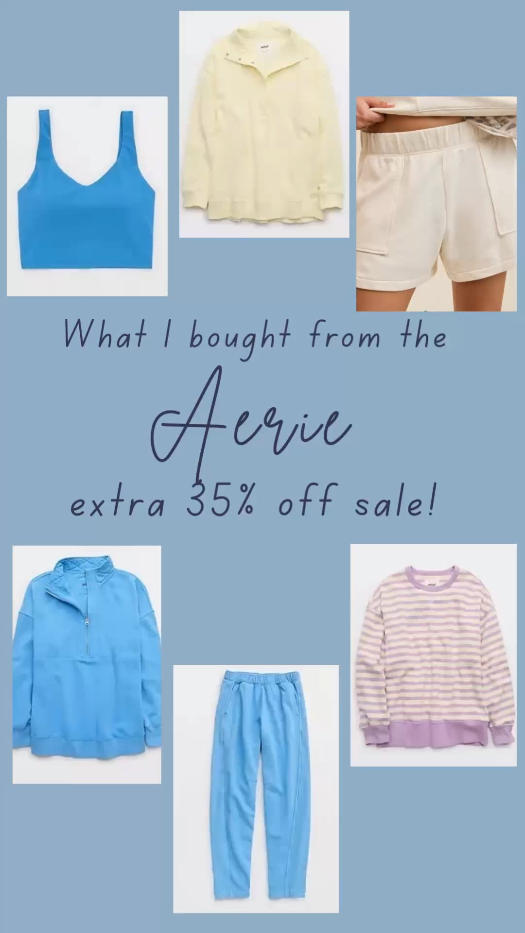 Aerie is having the best sale right now! Here’s what I grabbed!

#LTKSaleAlert #LTKActive #LTKmomlife