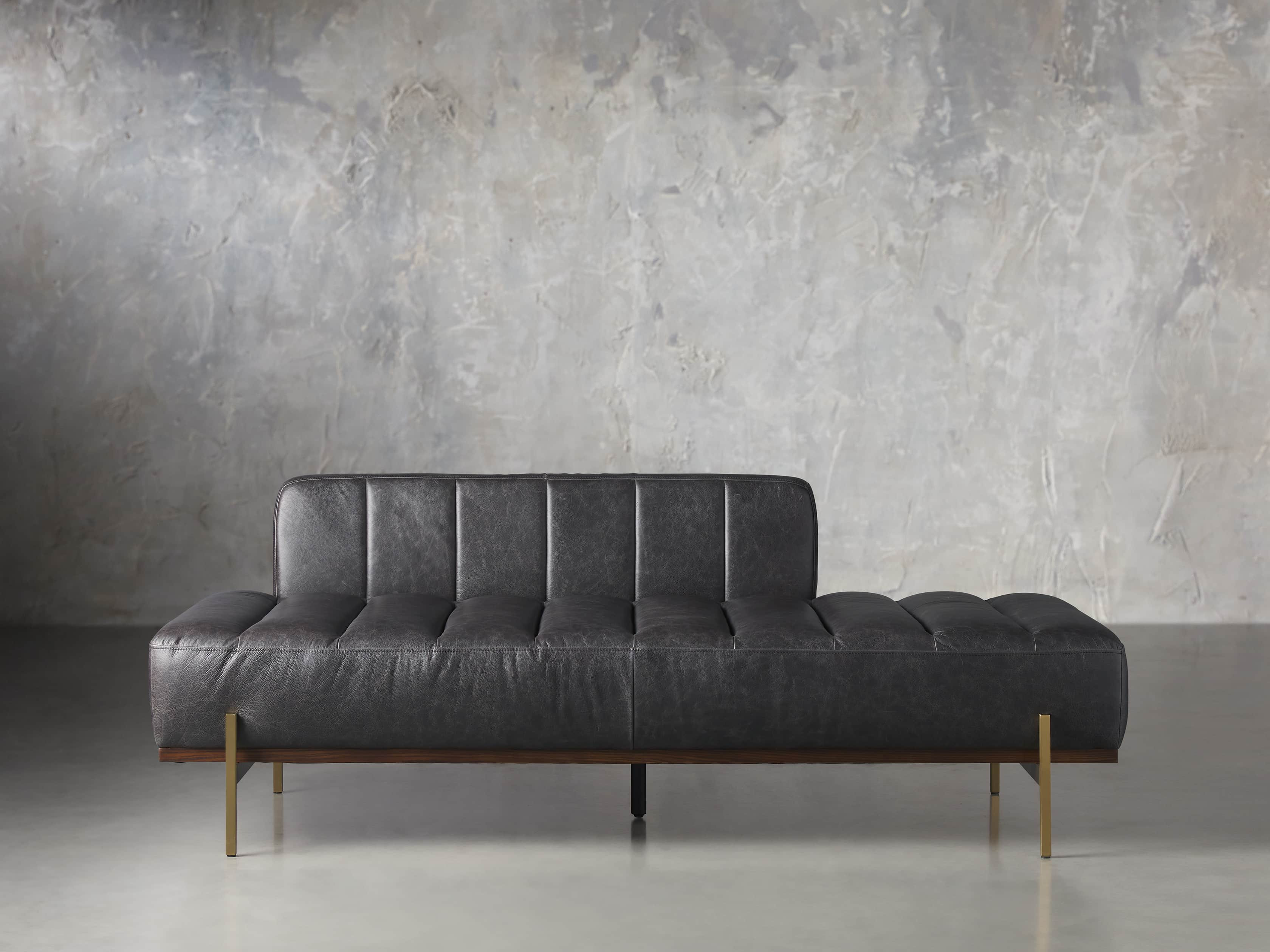 Lansing Leather Daybed | Arhaus