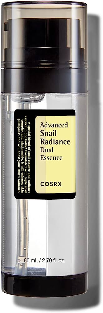 COSRX Niacinamide 5% + Snail Mucin 74% Dual Essence, Anti aging Face Serum for Dull Skin, Hydrati... | Amazon (US)