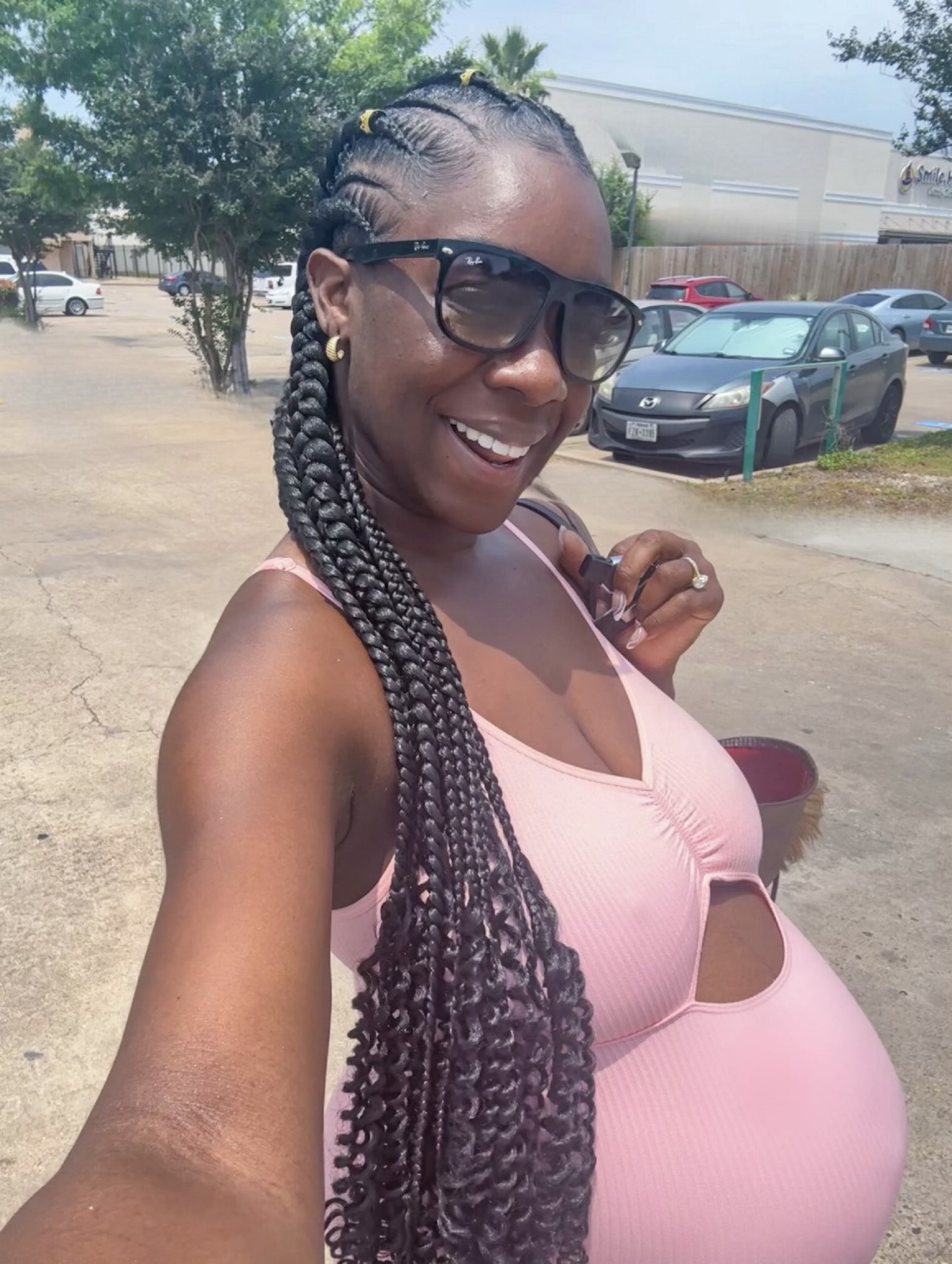 Soaking up the sun in my comfy maternity romper! Perfect for a sunny day out. 


#LTKFitness #LTKStyleTip #LTKBump