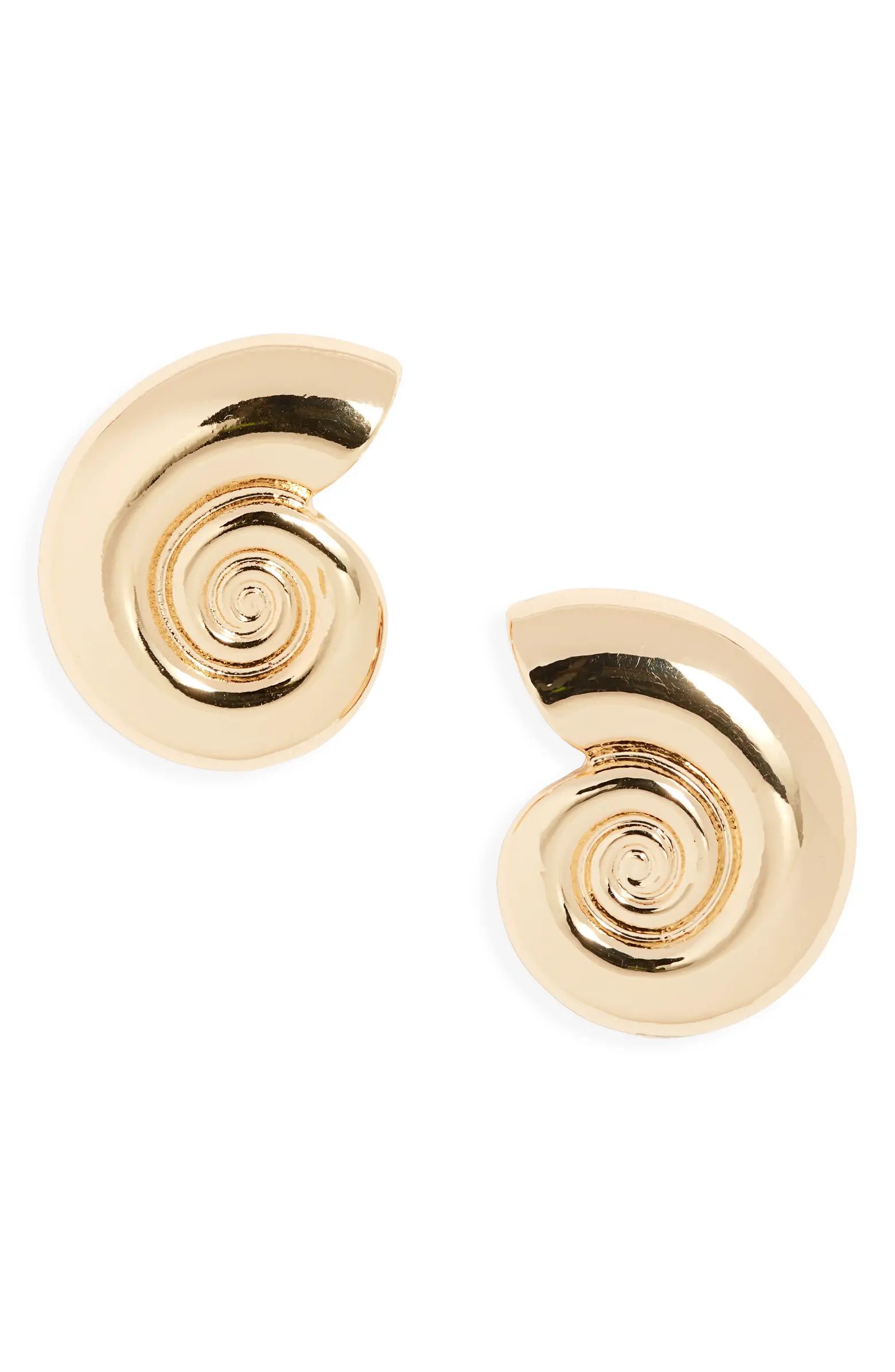 Open Edit Shell Stud Earrings | Nordstrom | Nordstrom
