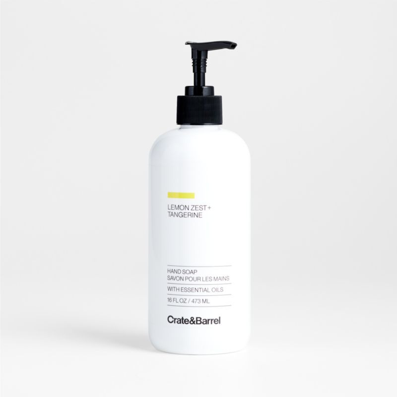 Lemon Zest + Tangerine Hand Soap + Reviews | Crate & Barrel | Crate & Barrel