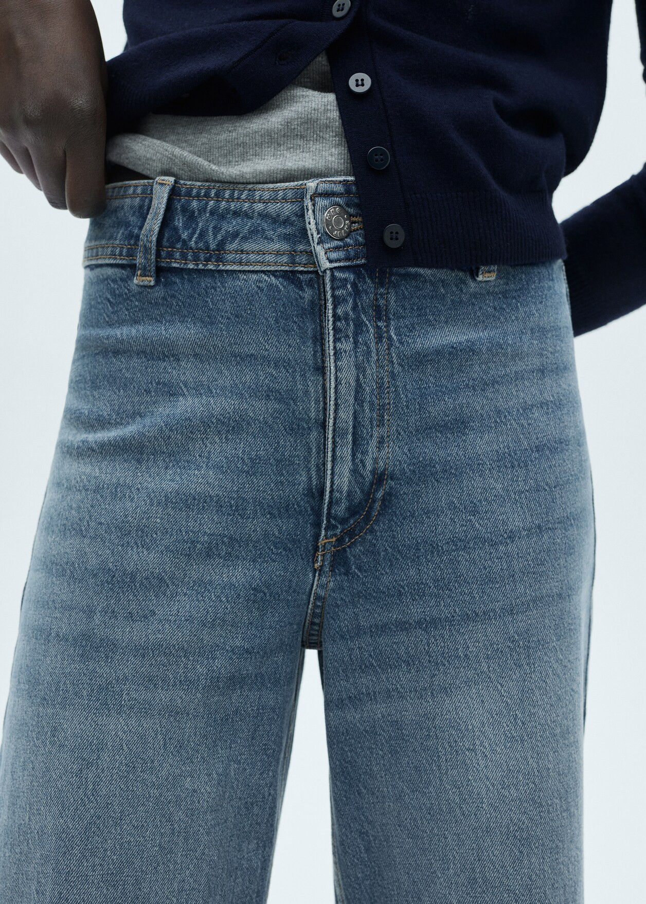 Catherin high-rise culotte jeans | MANGO (US)