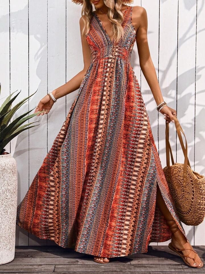 This printed maxi dress is made for summer parties and weekend getaways. Flowy, lightweight, and full of color — it’s an easy statement piece for warm-weather plans.

#LTKU #LTKSeasonal #LTKSummerEdit