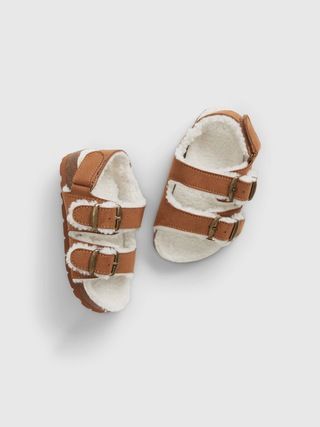 Toddler Cozy Cork Buckle Sandals | Gap (CA)