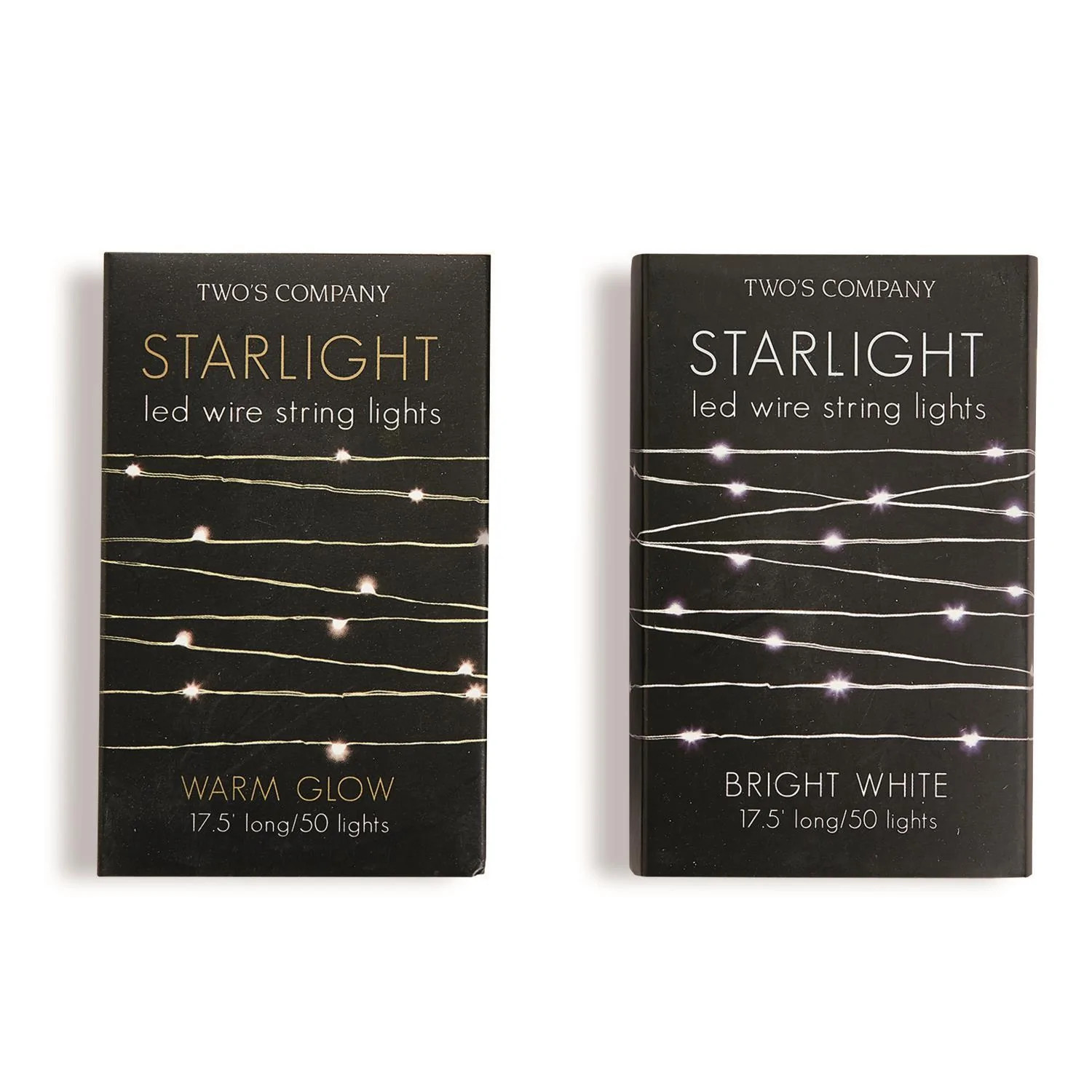 Starlight LED Wire String Lights in Gift Box Assorted 2 Colors | Burke Decor
