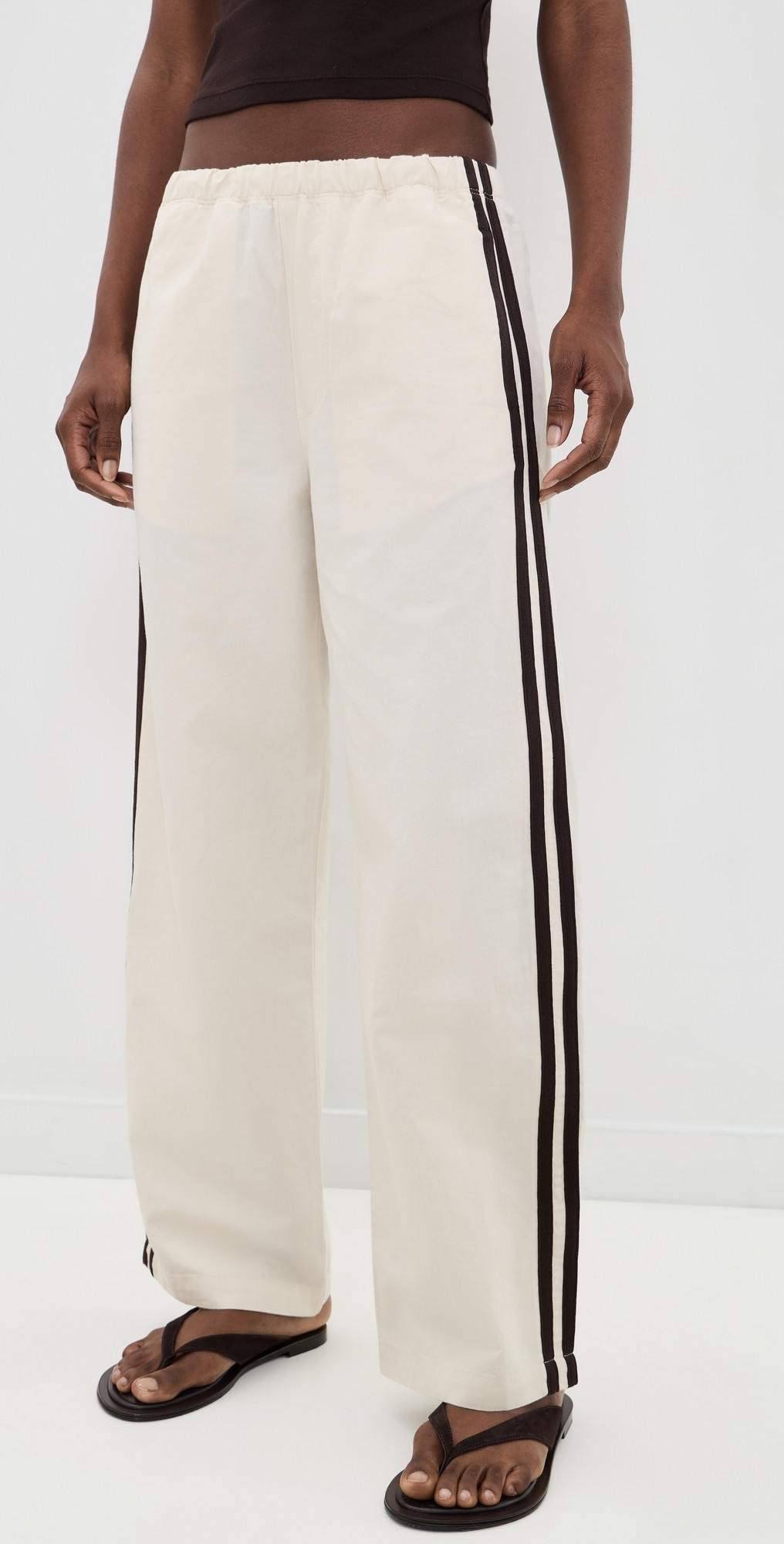 Citizens of Humanity Aurora Track Pants Cream XL | Shopbop