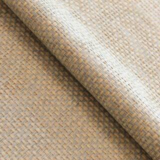Tempaper Slate and Wheat Woven Paperweave Grasscloth Unpasted Textured Wallpaper Roll (Covers 72 ... | The Home Depot