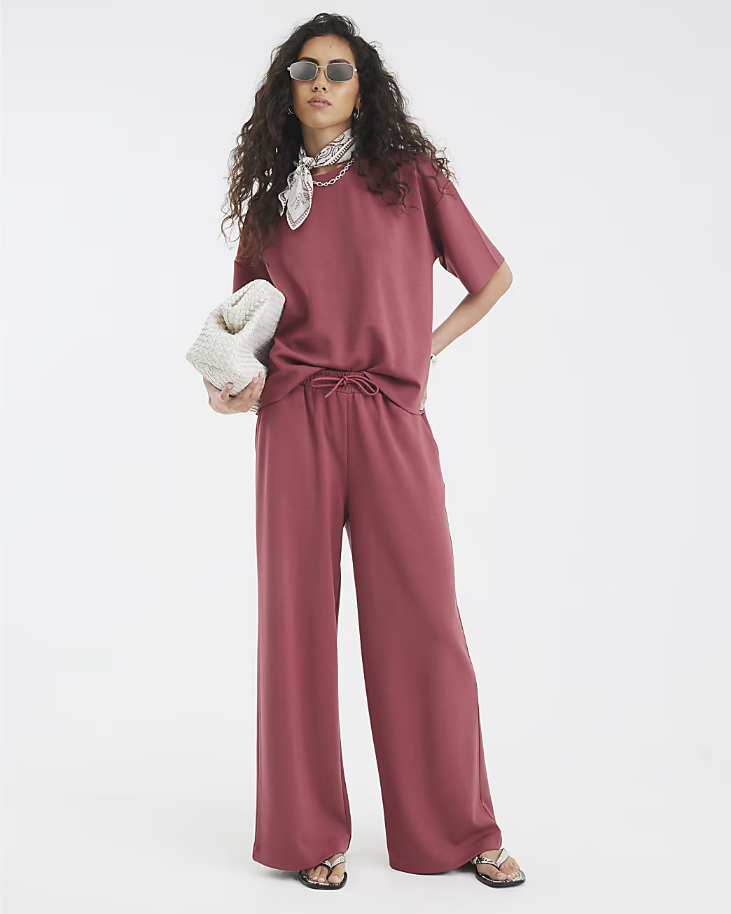 Red Premium Short Sleeve Boxy T-shirt | River Island UK & IE