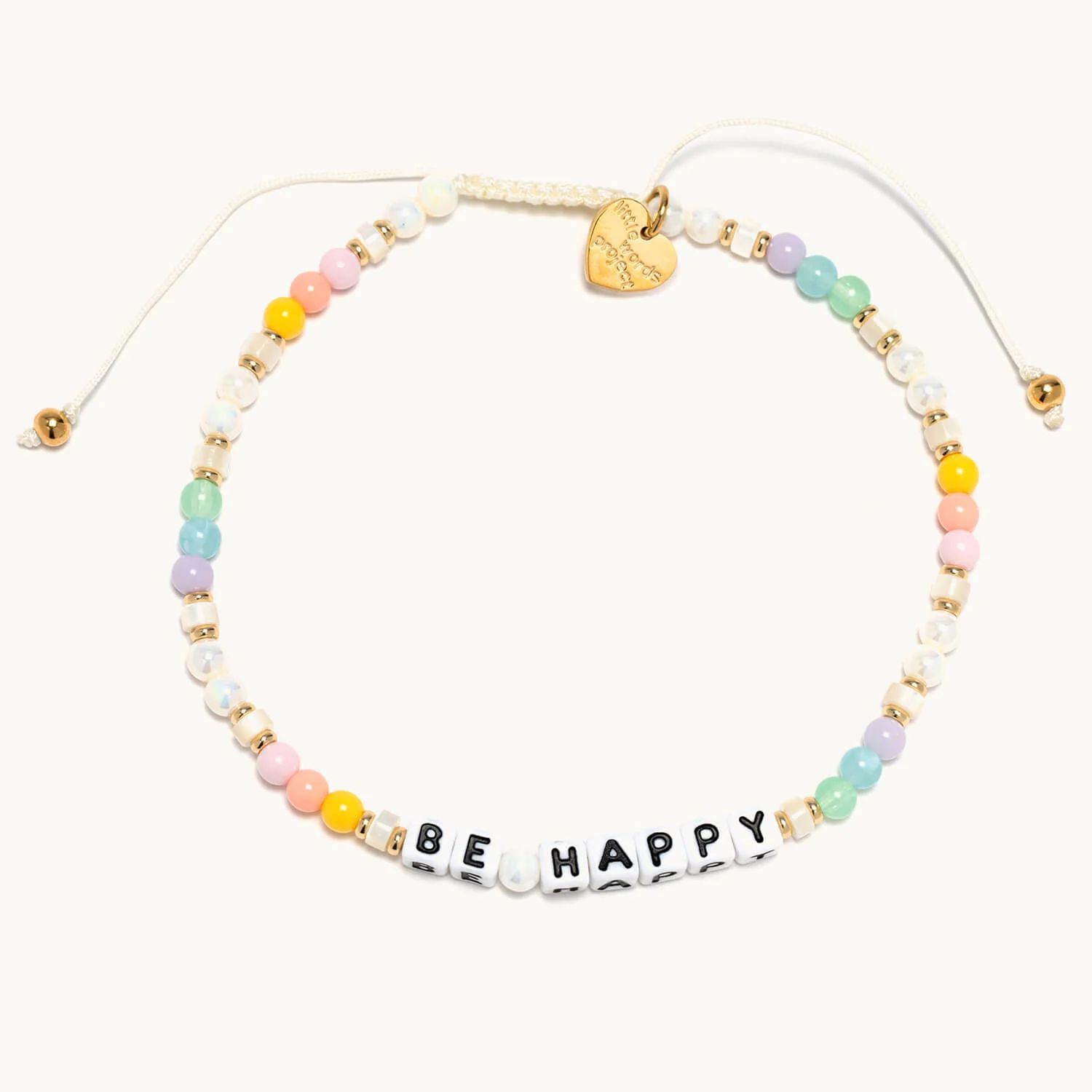 Be Happy Anklet- Beach Days | Little Words Project