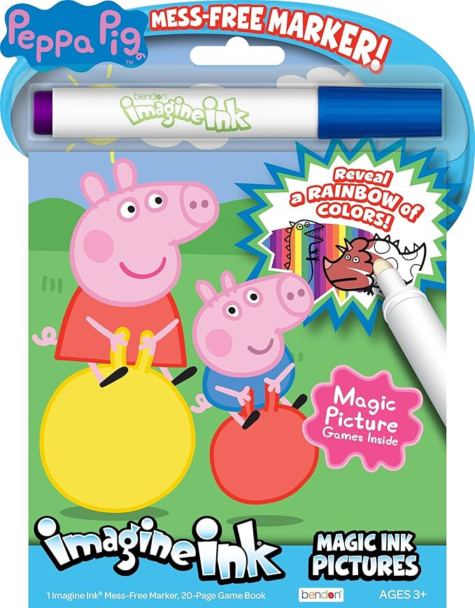 Peppa Pig Imagine Ink | Peppapig Coloring Activity Book | Peppa Pig Coloring Book & Mess Free Mar... | Amazon (US)