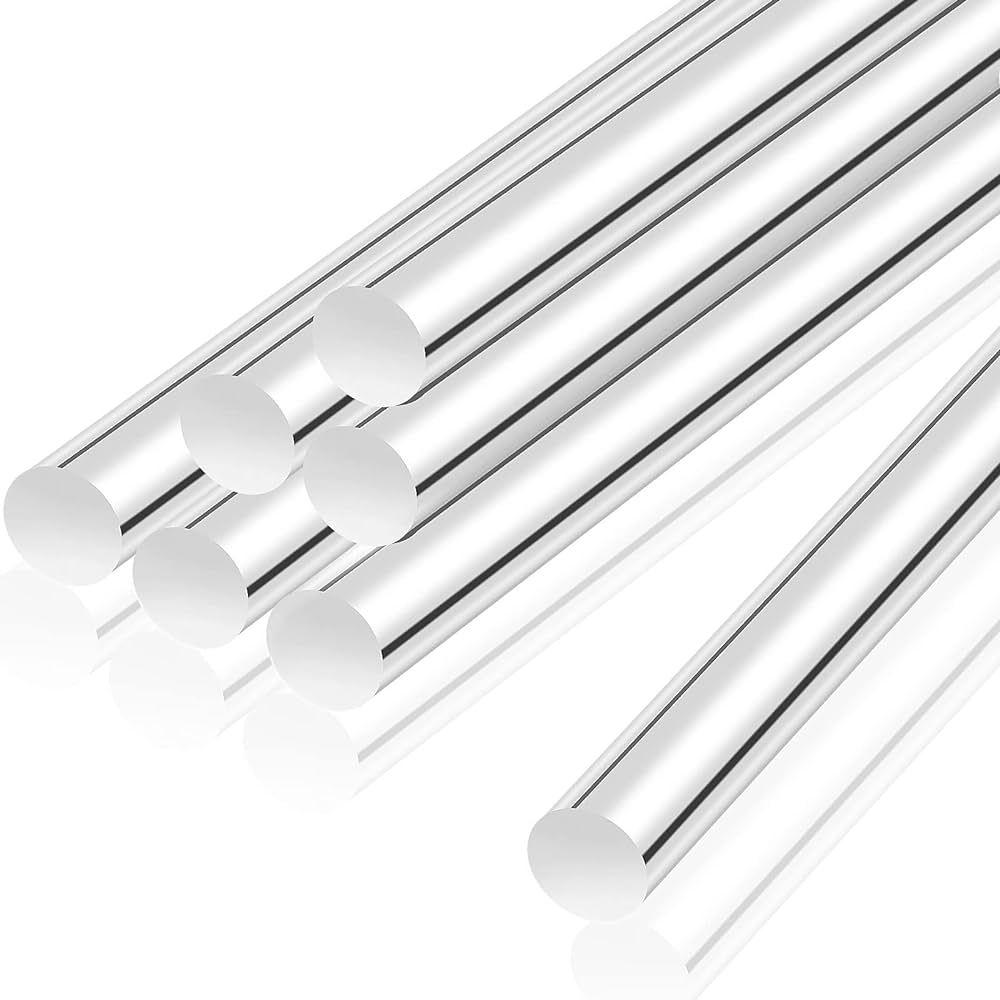 12 Inch Acrylic Dowel Rods for DIY Crafts 0.5 Inch Diameter Acrylic Round Rods Clear Acrylic Dowe... | Amazon (US)
