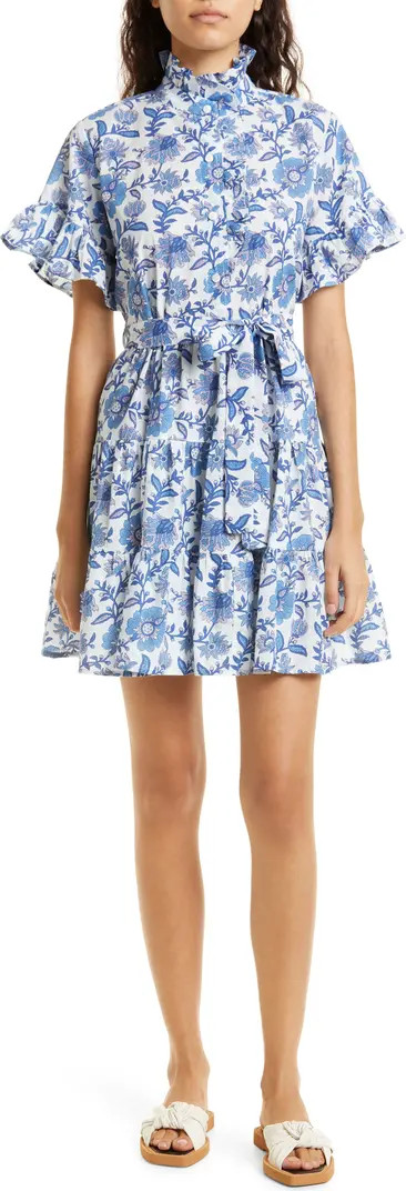 MILLE Violetta Ruffle Tie Waist Dress | Nordstrom | Nordstrom