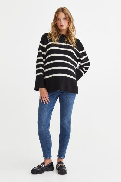 MAMA Slim Ankle Jeans - Black - Ladies | H&M US | H&M (US + CA)