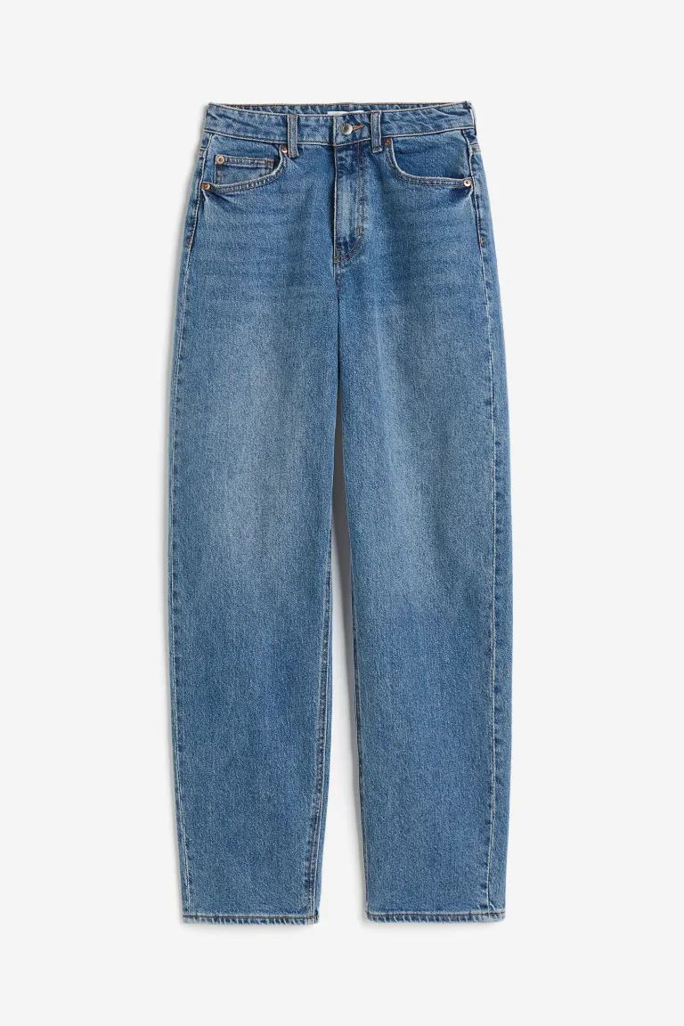 Tapered High Jeans - Light denim blue - Ladies | H&M GB | H&M (UK, MY, IN, SG, PH, TW, HK)