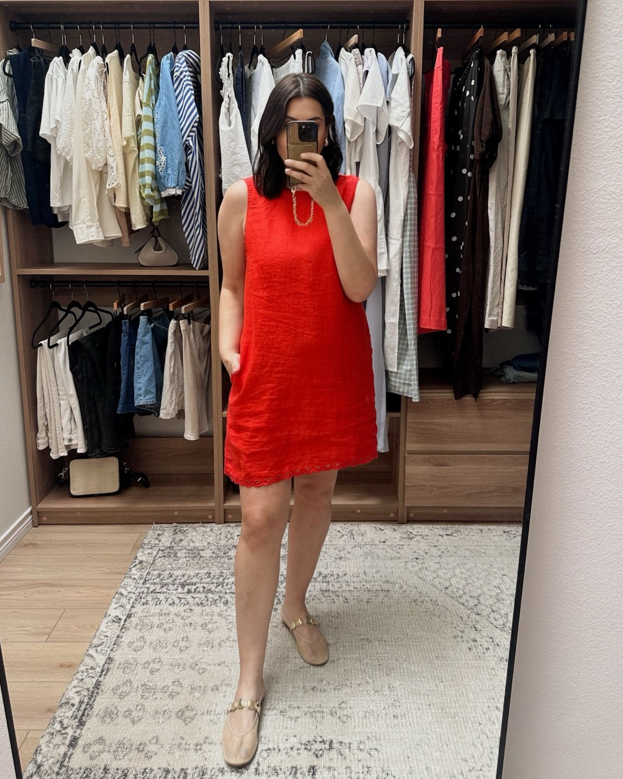 I love this dress from Madewell – I find this cut to be so flattering. I’m in the large here and it’s a generous cut, but I appreciate the length. Comes in a few colors as well!  

 #LTKxMadewell